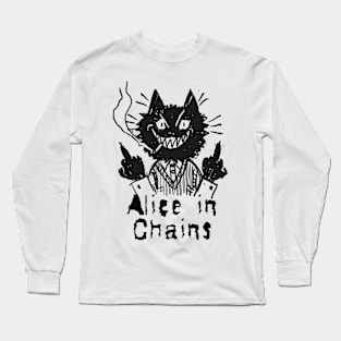 alice in chains and the bad cat Long Sleeve T-Shirt